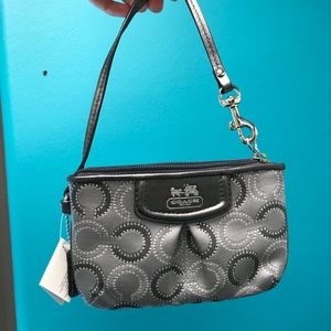 Coach Madison Dotted Wristlet NWT